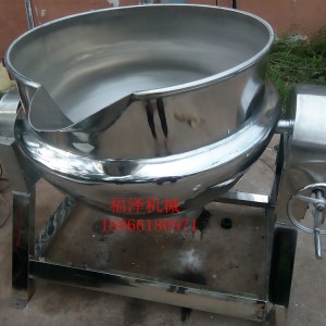 高效節能新品電加熱可傾夾層鍋，食品熬粥蒸煮夾層鍋廠家