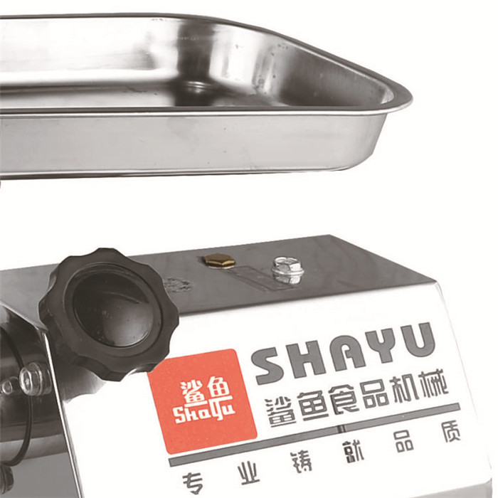 供應(yīng)鯊魚牌SXC-12多功能不銹鋼絞肉機(jī)商用電動(dòng)灌腸機(jī)廠家直銷