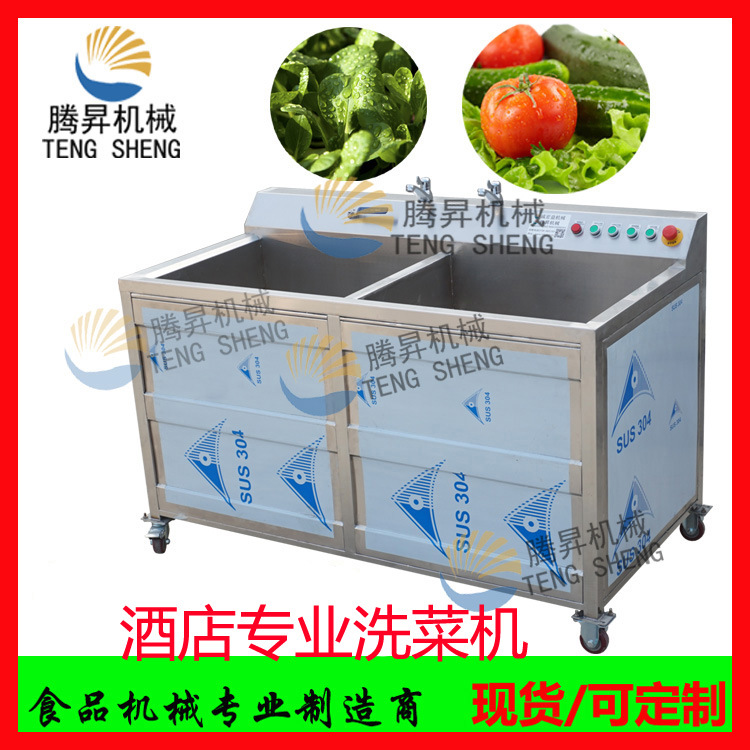 暢銷款 雙缸洗菜機(jī) 商用清洗機(jī) 果蔬清洗機(jī) 快速氣泡清洗機(jī)