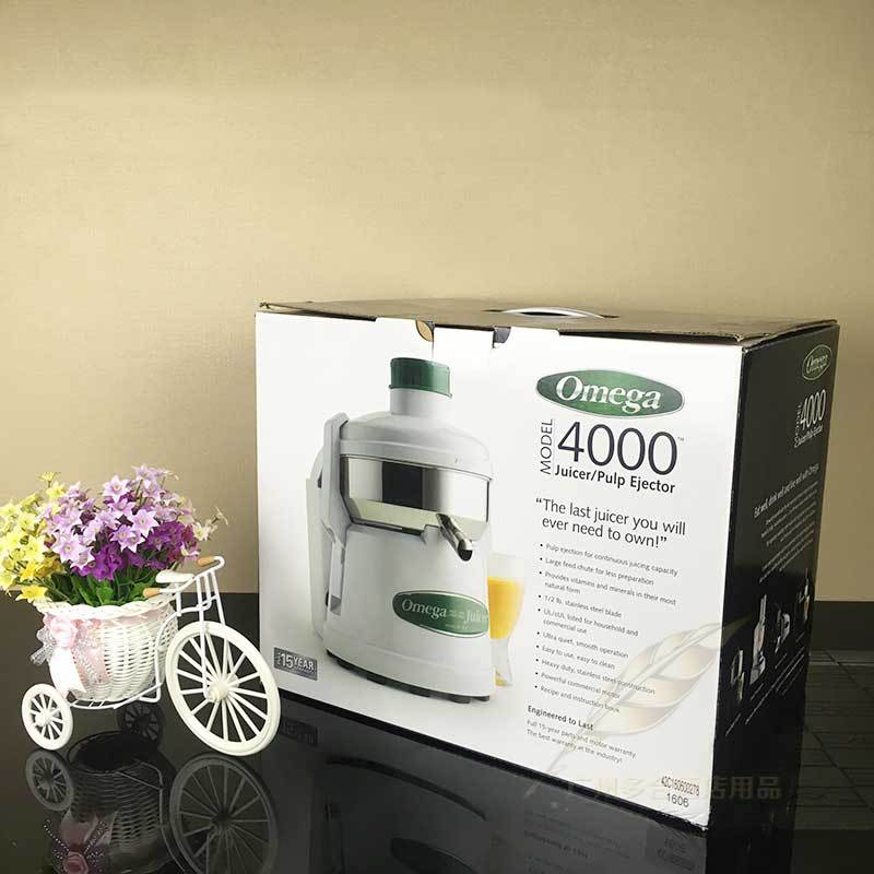 正品美國(guó)OMEGA奧米茄N4000自動(dòng)排渣離心式商用高速電動(dòng)蔬果榨汁機(jī)