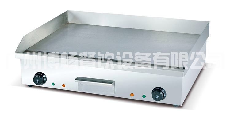 雙溫控BEG-820商用電熱扒爐不銹鋼手抓餅機(jī)器臺式電熱鐵板燒扒爐