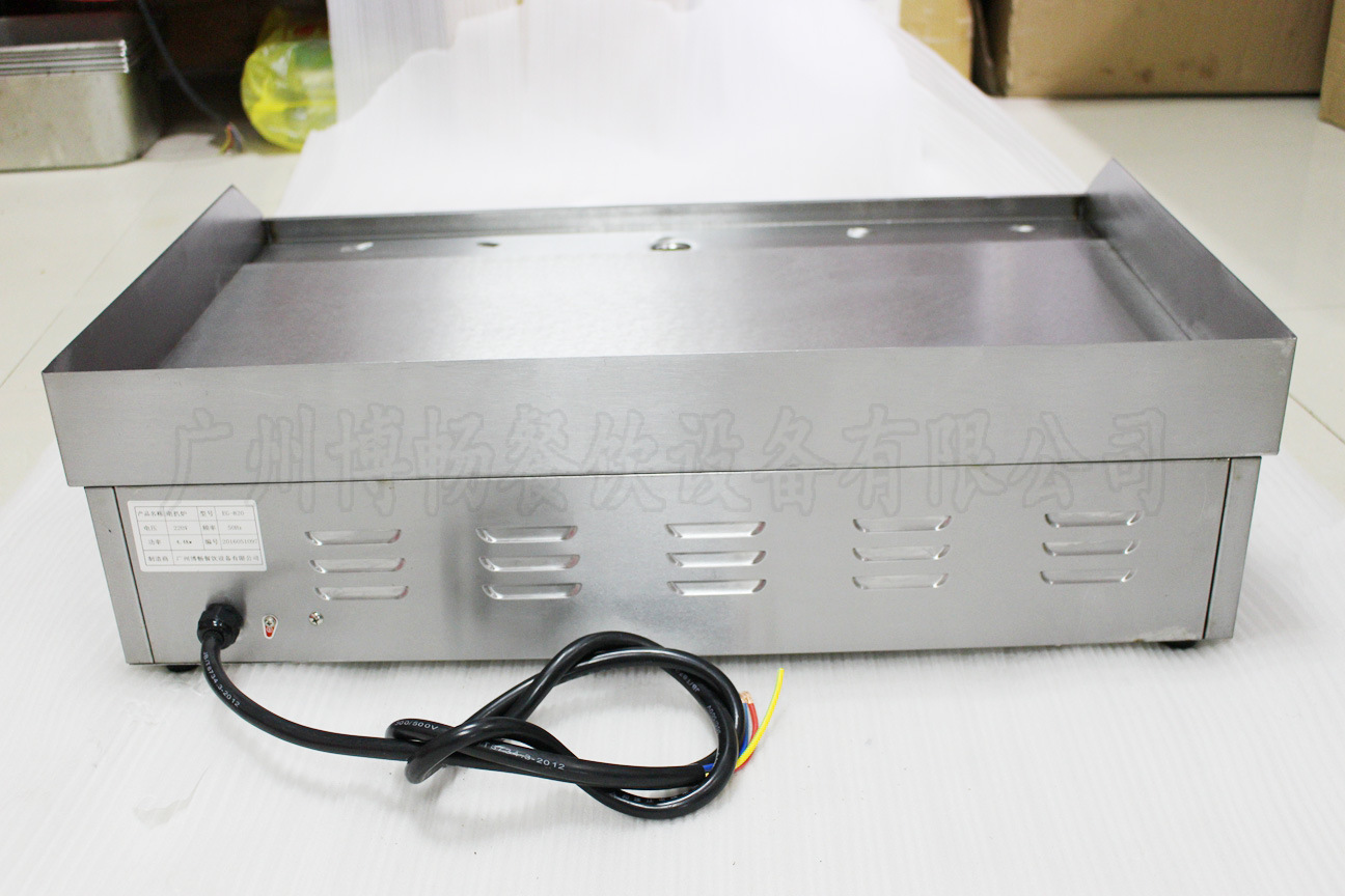 雙溫控BEG-820商用電熱扒爐不銹鋼手抓餅機(jī)器臺式電熱鐵板燒扒爐