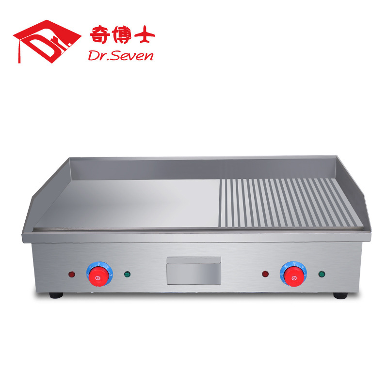 電扒爐 商用臺式鐵板燒魷魚機 臺灣手抓餅機銅鑼燒機鐵板燒設(shè)備