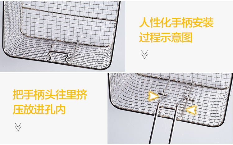 恒芝單缸大電炸爐電炸鍋商用加厚6L油炸機(jī)炸雞翅炸魷魚定時炸爐