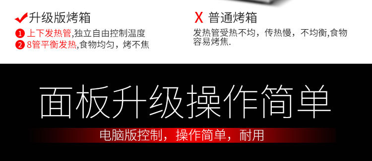 樂(lè)創(chuàng) 烤箱商用烤爐單層一層一盤(pán)蛋糕面包大烘爐微電腦 披薩電烤箱