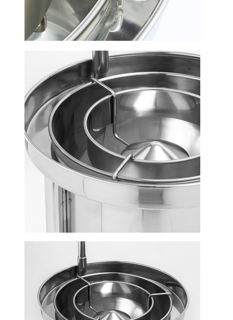 樂創(chuàng)20KG全自動(dòng)不銹鋼洗米機(jī) 水壓式大型淘米機(jī) 商用洗米機(jī)正品
