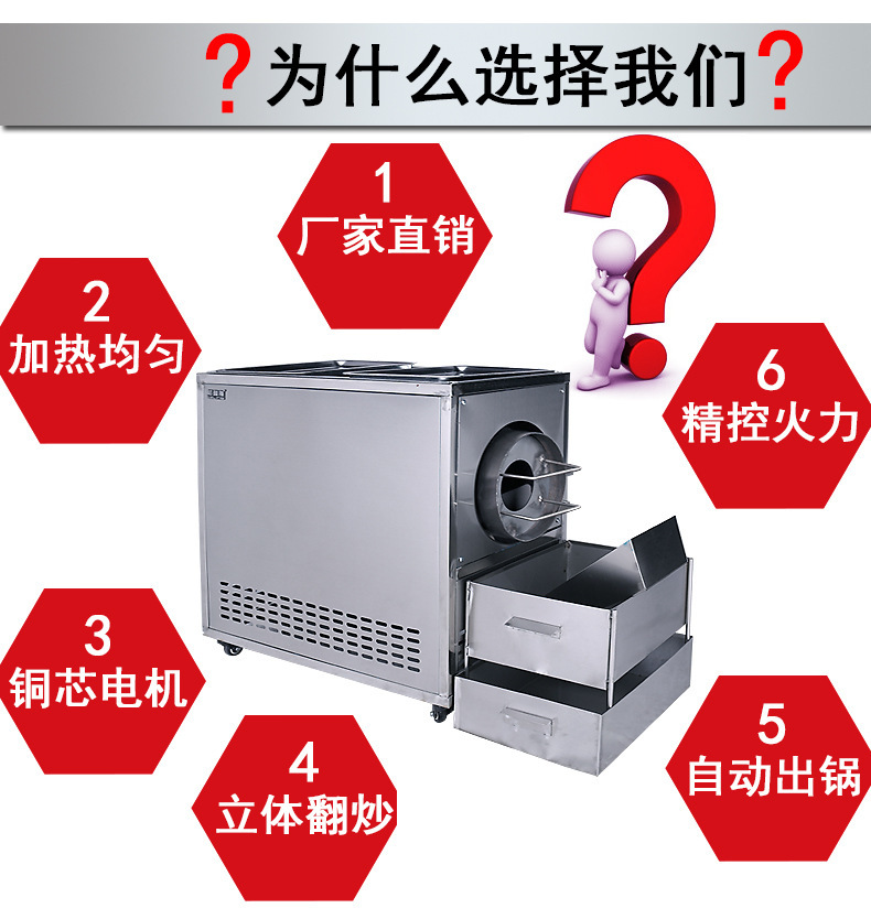 15/25型燃?xì)獬簇洐C(jī)炒栗子機(jī) 炒板栗機(jī) 炒瓜子機(jī)商用糖炒板栗機(jī)