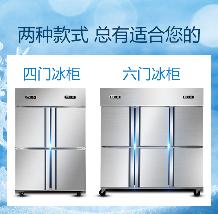 德瑪仕商用立式六門(mén)冰柜商用六門(mén)立式 展示柜 -KCD1.6L6 全冷藏