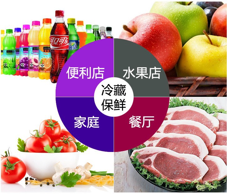 冰柜三門展示柜移門保鮮柜立式無霜風(fēng)冷單溫超市商用冷藏飲料柜