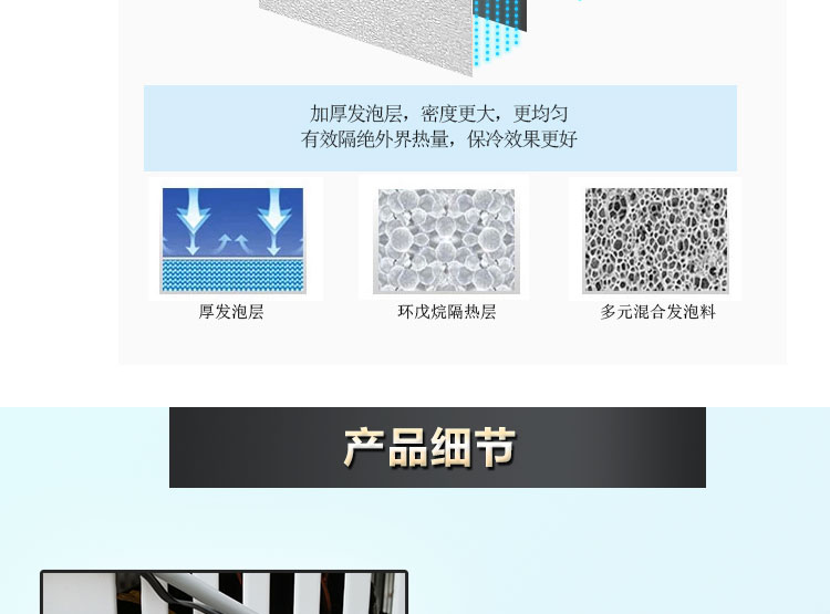 冷柜臥式冰柜便利店展示柜凍柜雪糕冷柜雙溫玻璃門(mén)冷凍冷藏178升