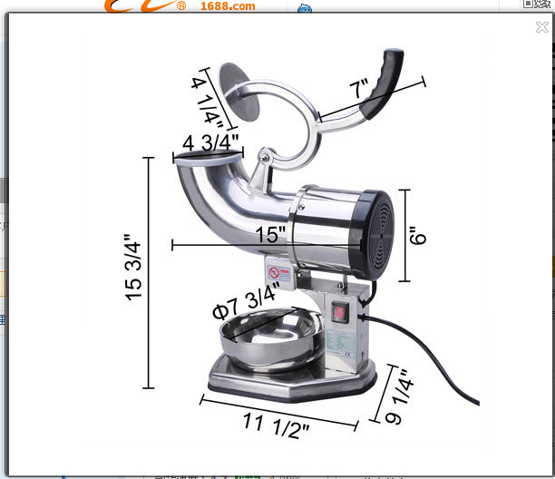 全不銹鋼碎冰機(jī) 不銹鋼碎冰機(jī) 電動(dòng)碎冰機(jī) 奶茶碎冰機(jī) 刨冰機(jī)批發(fā)