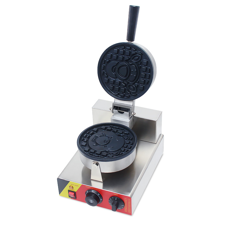 新動力卡通華夫機(jī), 華夫爐, mini waffle maker, 電餅鐺, 商用
