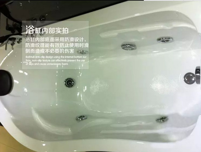 廠家直銷全方位按摩沖浪浴缸 長(zhǎng)方形亞克力浴缸 適用居家和酒店