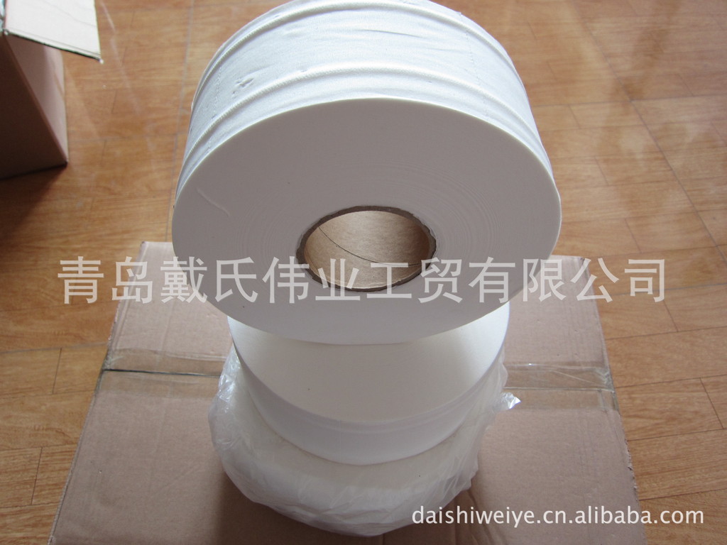 廠家批發(fā)100%純木漿雙層750克酒店用珍寶盤紙，廁所用紙，大卷紙
