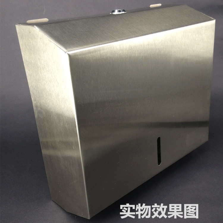 特價酒店不銹鋼擦手紙盒衛(wèi)生間掛式 不銹鋼擦手紙架紙巾架 抽紙盒