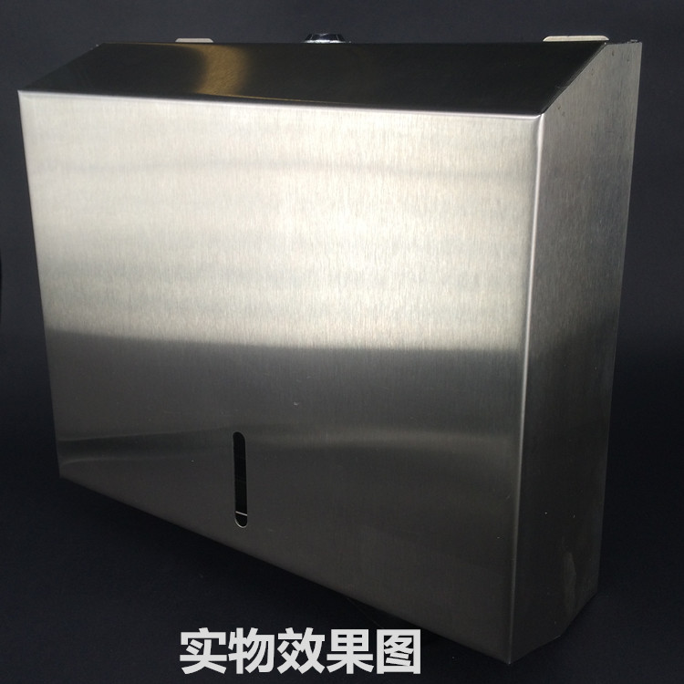特價酒店不銹鋼擦手紙盒衛(wèi)生間掛式 不銹鋼擦手紙架紙巾架 抽紙盒