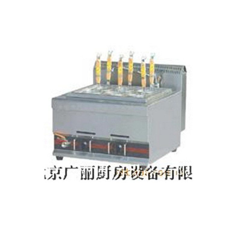 220V臺(tái)式煮面爐 燙麻辣燙機(jī) 臺(tái)式（六頭）電熱煮面爐