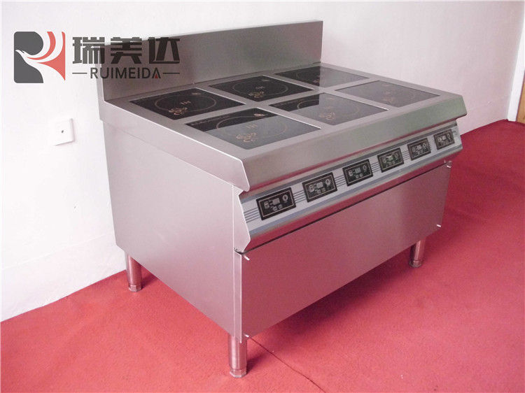 瑞美達節(jié)能大功率商用電磁爐煲仔爐四頭六眼多頭灶不銹鋼電磁灶