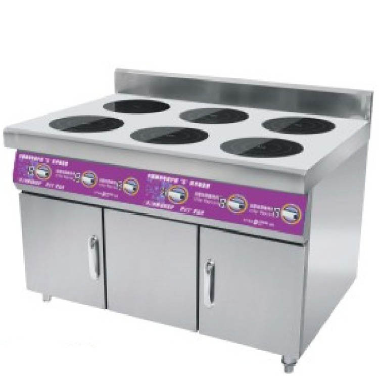 商用電磁爐廠家熱銷餐廳廚房設備廚房工程款六頭煲仔爐保修兩年