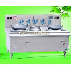 酒店商用火鍋雙頭單尾炒爐10千瓦工業(yè)祥賽貝廚房設(shè)備用品電磁爐灶