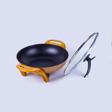 廠家供應(yīng)多功能韓式電火鍋帶蓋電煎鍋廚房小家電