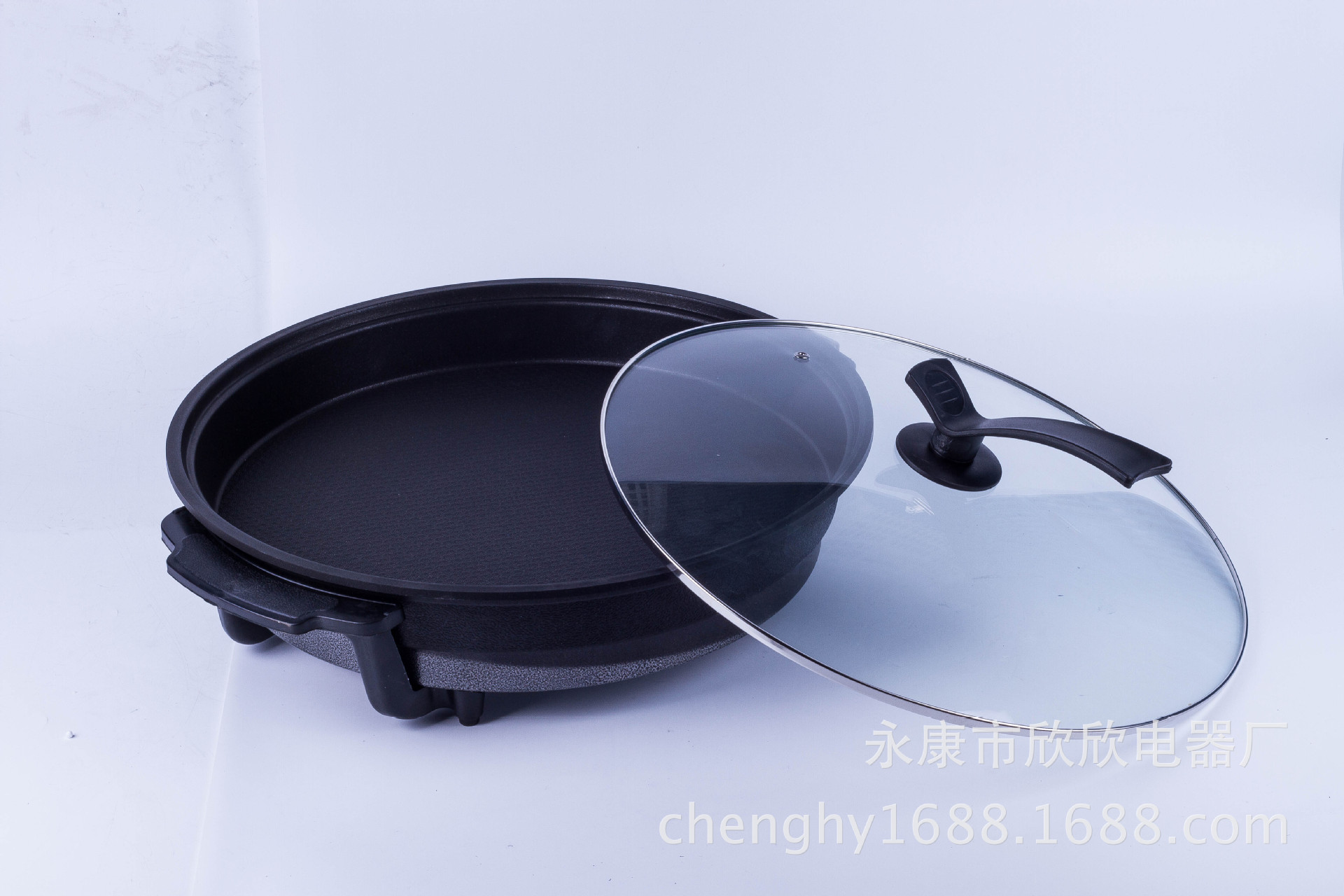 廠家供應(yīng)多功能韓式電火鍋帶蓋電煎鍋廚房小家電