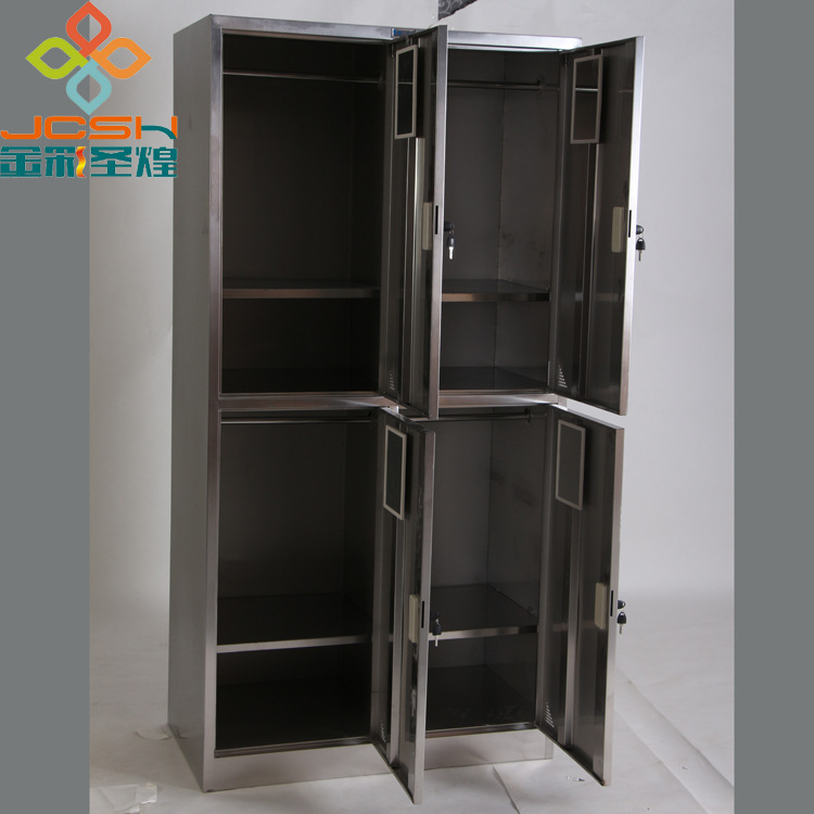 不銹鋼更衣柜 四門更衣柜 不銹鋼 防靜電實(shí)驗(yàn)室員工儲物柜