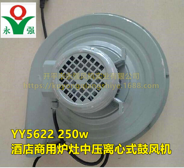 永強牌 YY5622 250w 酒店商用爐灶中壓離心式鼓風(fēng)機