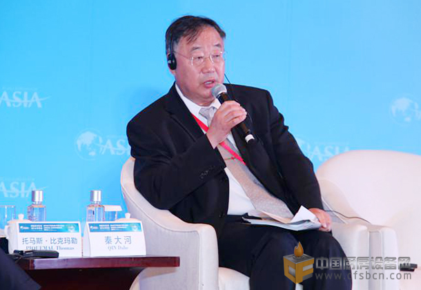 中國科學院院士、國家氣象局原局長秦大河現場發言